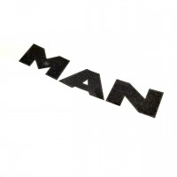 MAN logo 85 mm Nero