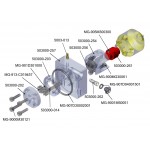 Accouplement moteur pour pompe sans balai avec réservoir