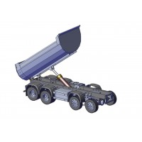 Telaio + assi + ruote + idraulica per 8x8 camion - servo