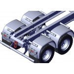 Chasis + grupos + ruedas para camión 6x6 - servo