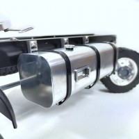Châssis + axes + roues + accessoires pour 4x4 Truck - servo