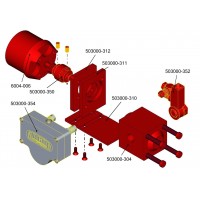 Hydraulic pump MG-HR7 senza deposito - M5 + Brushless motor