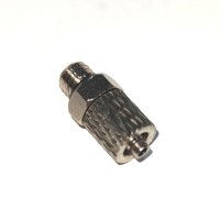 Racor recto M5 gama alta - tubería 4mm