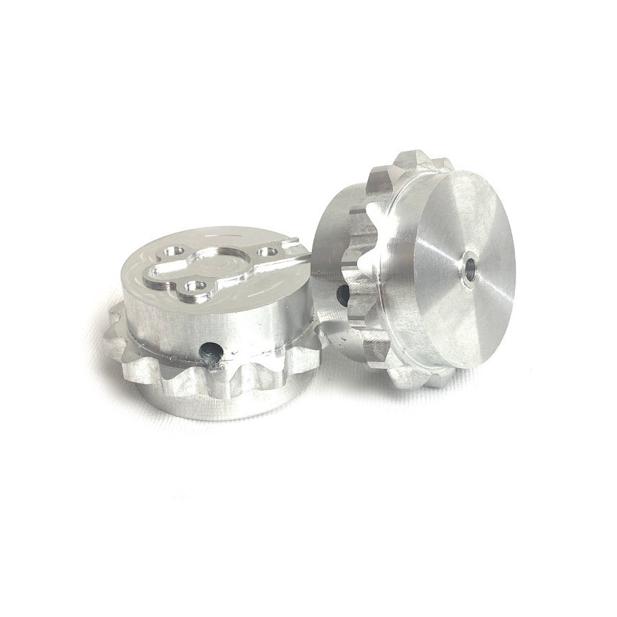 973D ruota dentata-alluminio (coppia)