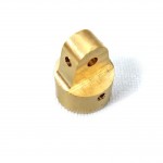 Tapón trasero para botella 15mm M3 - Posición frontal - Taladro 3mm