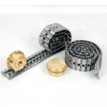 Kit de cadena V3 para CAT D11 (montadas) + Ruedas dentadas