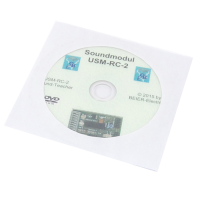 Software (DVD) para el módulo de sonido USM-RC2