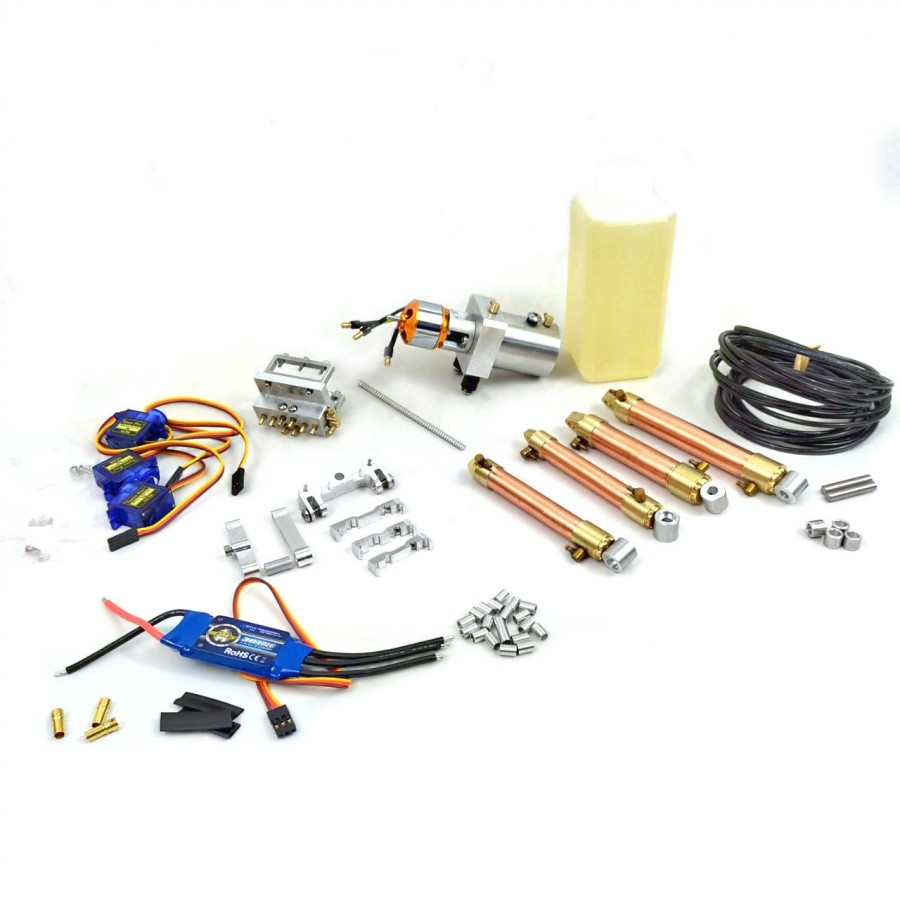 Kit idraulico+elettronico - HUINA 580 (braccio originale)