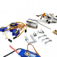 Kit hydraulique+électronique - HUINA 580 (bras d'origine)