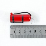 Extincteur avec autocollant