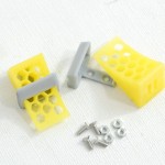 Calzos de rueda + soporte - impresión 3d (2)