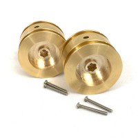 Jeu de roues en laiton pour Huina 583 (2)