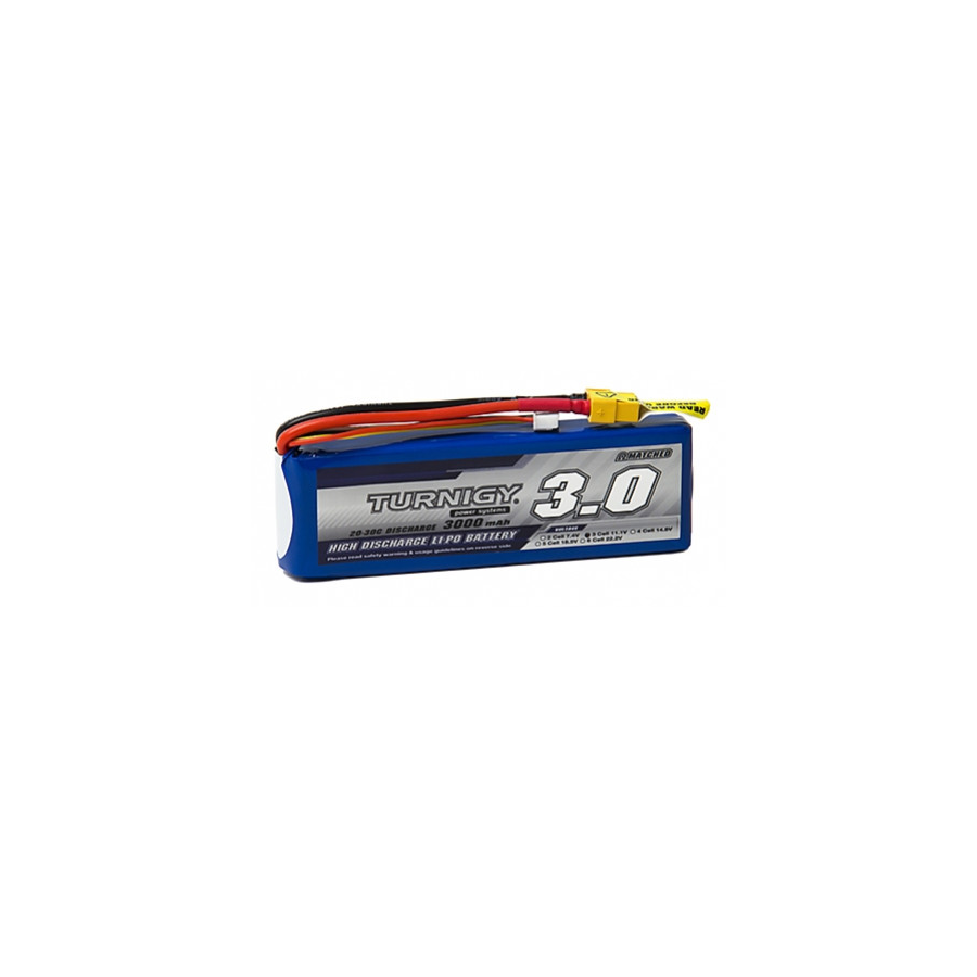 Batería Lipo 11.1V 3000mah - azul