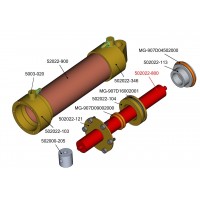 Albero - cilindro idraulico 22mm
