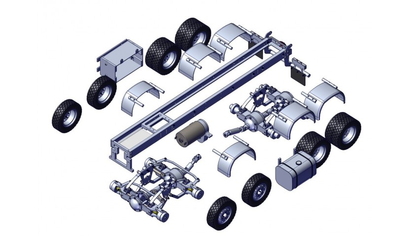 CAMION 8x8 - cardan conduit